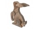 Dekorace Socha Králík Hnědý 23*11*33 cm - 28*11*33 cm Clayre & Eef