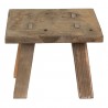 Dřevěný dekorační antik stolík na rostliny - 20*20*15 cmBarva: přírodníMateriál: recyklované dřevoHmotnost: 0,592 kg