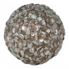 Stříbrná antik dekorační květinová koule Flawie - Ø 10 cm Barva: stříbrná antikMateriál: PolyresinHmotnost: 0,271 kg