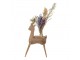 Dekorační dřevěná stolička na květiny Jelen - 38*15*68 cm