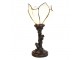 Stolní lampa Tiffany Flower White - Ø 18*32 cm E14/max 1*25W