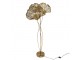 Zlatá antik stojací lampa s listy Ginko - Ø  62*161 cm E27/max 1*60W