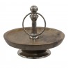 Dreveno-kovový servírovací 1-poschodový etažér Woodd - Ø21*17 cm