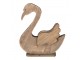 Dekorace Socha Labuť Hnědá 38*6*43 cm - 38*6*43 cm Clayre & Eef