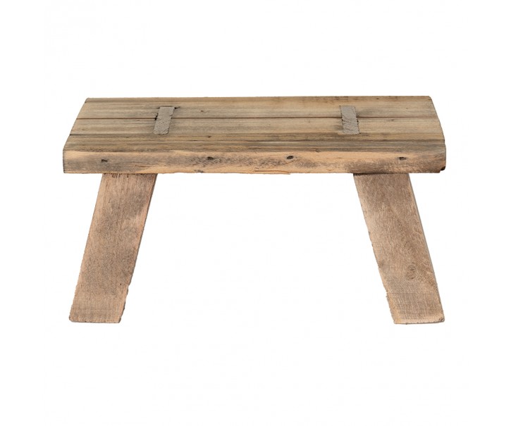 Dřevěný dekorační antik stolík na rostliny - 25*13*13 cm
