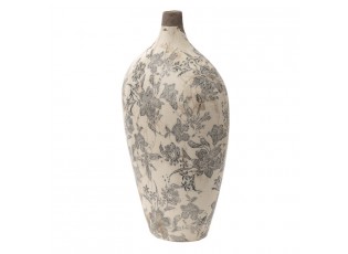 Keramická dekorační váza s úzkým hrdlem Mell French M - 19*10*33 cm