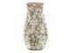 Keramický dekorační džbán se šedými květy Filon French M - 20*14*25 cm