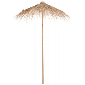 Přírodní slaměný dekorační slunečník Straw S - ∅ 150*270 cm