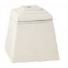 Bílý betonový stojan na slunečník Parra - 28*28*30 cm Barva: bílá antikMateriál: betonHmotnost : 34kg