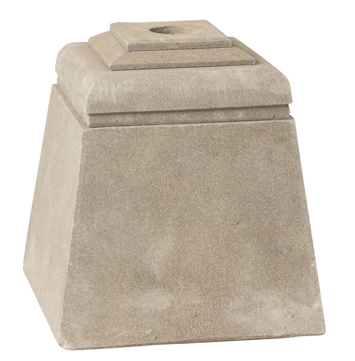 Šedý betonový stojan na slunečník Parra - 28*28*30 cm