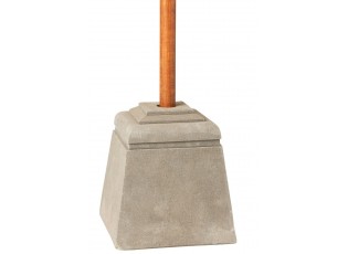 Šedý betonový stojan na slunečník Parra - 28*28*30 cm