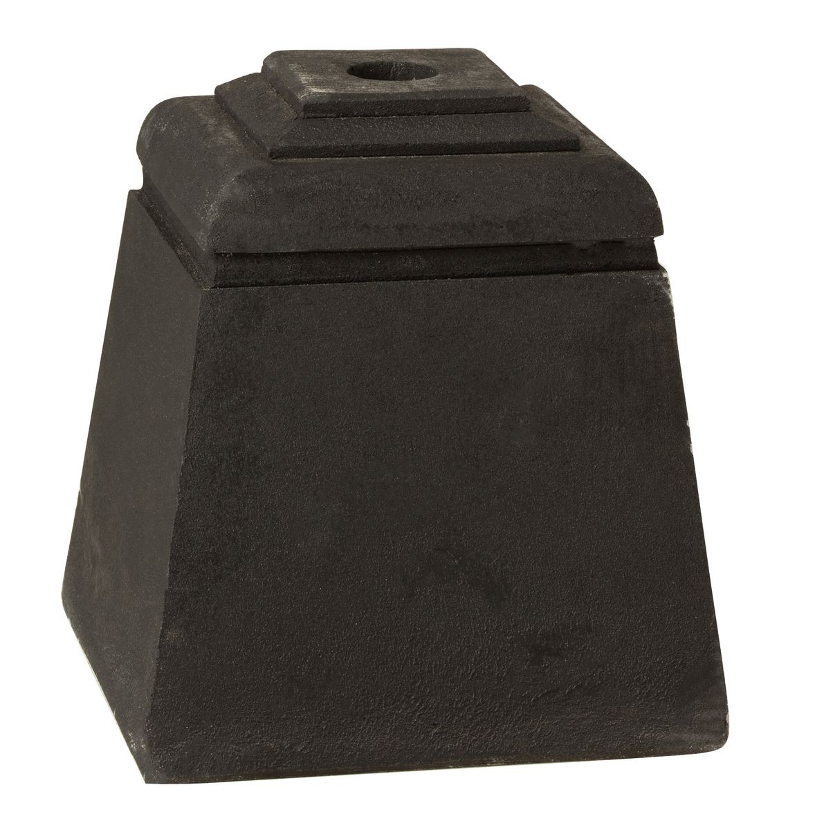 Černý betonový stojan na slunečník Parra - 28*28*30 cm