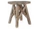 Dřevěný dekorační antik stůl na květinu - 22*22*25 cm