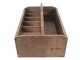 Dřevěný antik dekorační box s držadlem na přenášení  - 89*32*23 cm
