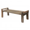 Hnědý antik dekorační stolek na květiny - 58*20*20 cm Barva: hnědá antikMateriál: neopracované dřevoHmotnost: 1,125 kg