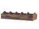 Dekorační úzký dřevěný box s přihrádkami Grimaud - 51*22*11cm