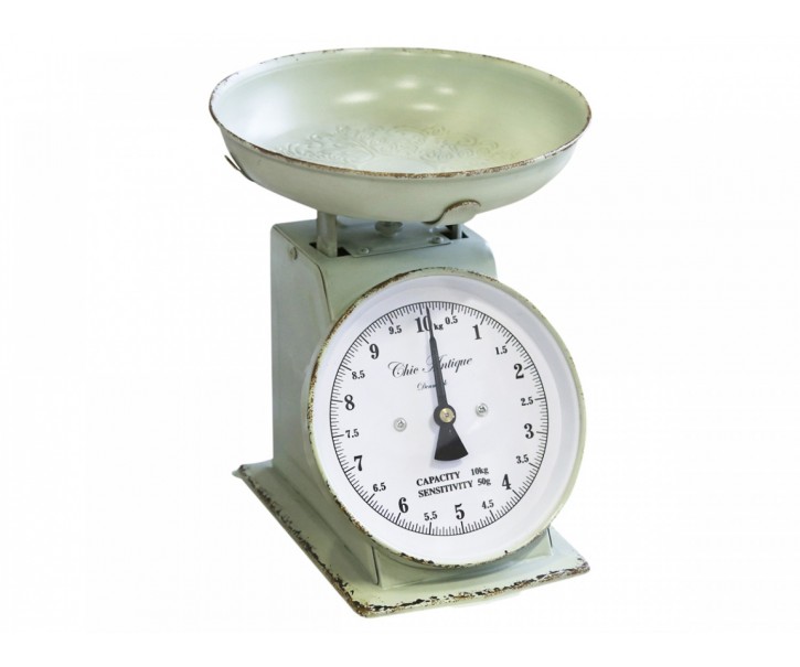 Mintová francouzská kuchyňská vintage váha Scale French - 21*22*25 cm