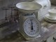 Krémová francouzská kuchyňská vintage váha Scale French - 21*22*25 cm
