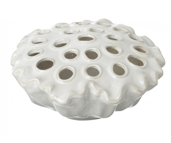 Keramická dekorace/váza v designu mořské sasanky Anemone - ∅ 26,5*10 cm
