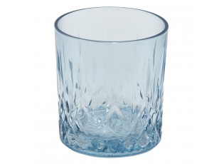 Modrá nápojová sklenička Water Blue - Ø 8*9 cm /  300 ml