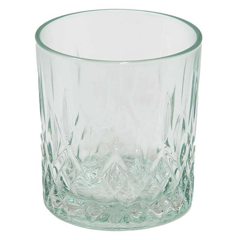 Zelená nápojová sklenička Water Green - Ø 8*9 cm / 300 ml Clayre & Eef