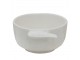 Bílá keramická miska na polévku s křídly Wings - 14*10*5 cm