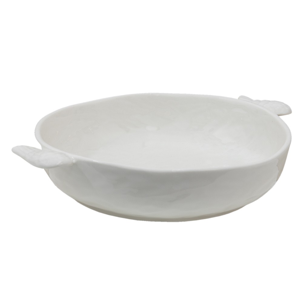 Bílá servírovací mísa s křídly Wings - 27*22*5 cm