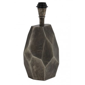 Granitová antik kovová základna k lampě Camy pearl - 18*15*35cm / E27