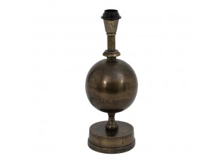 Bronzová antik kovová základna k lampě Calym antique - 15*15*38cm / E27/max 60W