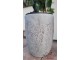 Šedý cementový obal na květináč/váza s lučními květy Wildflowers - Ø19*25cm