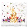 Kuchyňský froté ručník s králíčkem Happy Bunny - 40*66 cmBarva: bílá, multiMateriál: 100% bavlnaHmotnost: 0,1 kg