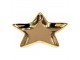Zlatá keramická miska ve tvaru hvězdy Gold Star - 20*19*2 cm
