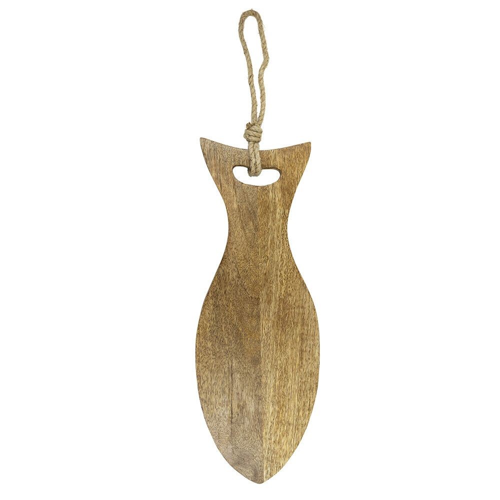Prkénko ve tvaru ryby z mangového dřeva Mango wood Fish - 51*18*1.5cm