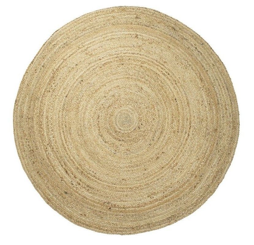 Přírodní kulatý jutový koberec Fabre - Ø120*1cm