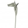 Stříbrná kovová obouvací lžíce s hlavou koně Horse - 52*5*1cmBarva: stříbrnáMateriál: Hliník rawHmotnost: 0,6 kg