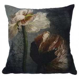 Sametový polšář s dekorem květin Romantic Flowers I - 45*45*15cm