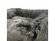 Šedý chlupatý pelíšek pro pejska nebo kočičku Wolf grey - 55*42*15cm
