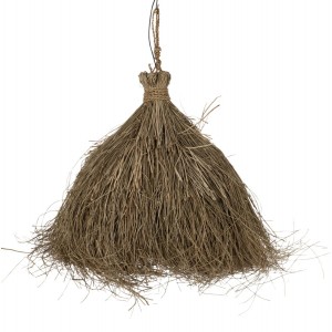 Přírodní stropní světlo se stínidlem z trávy Papua grass - Ø 55*66 cm/ E27