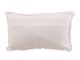Bílý bavlněný polštář s krajkou Lace white - 50*10*30cm