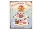 Nástěnná kovová cedule Afternoon Teas - 20*1*25 cm