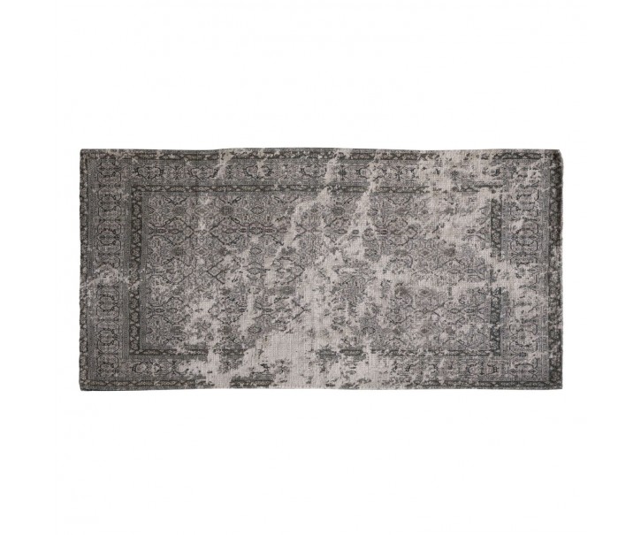 Mocca bavlněný koberec se vzorem Didier - 150*75 cm