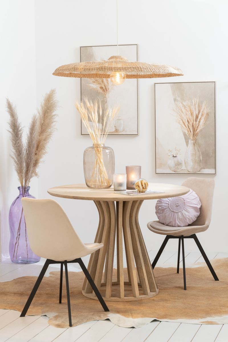 Béžový koberec z hovězí kůže Cowhide beige - 200*0,5*240cm/3-4m²