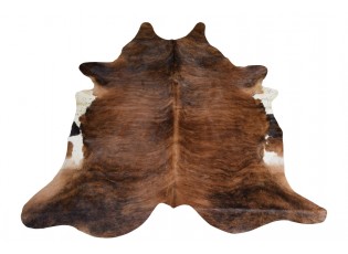 Hnědý koberec z hovězí kůže Cowhide exotic - 200*0,5*240cm/3-4m²