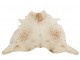 Bílo-hnědý koberec z hovězí kůže Cowhide salt pepper - 200*0,5*240cm/3-4m²