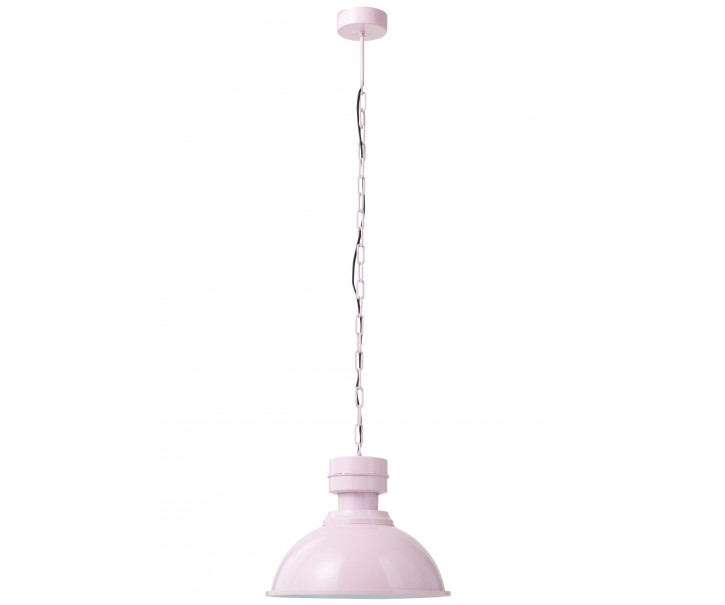 Pastelově růžové závěsné kovové světlo Endien – Ø 40*135cm/ E27/ 40W