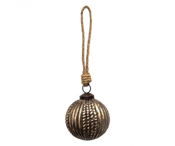 Vánoční cetka měď 7*7 cm - Ř 7*7 cm Clayre & Eef