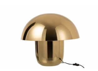 Zlatá kovová stolní lampa Mushroom Large - Ø 50*45cm