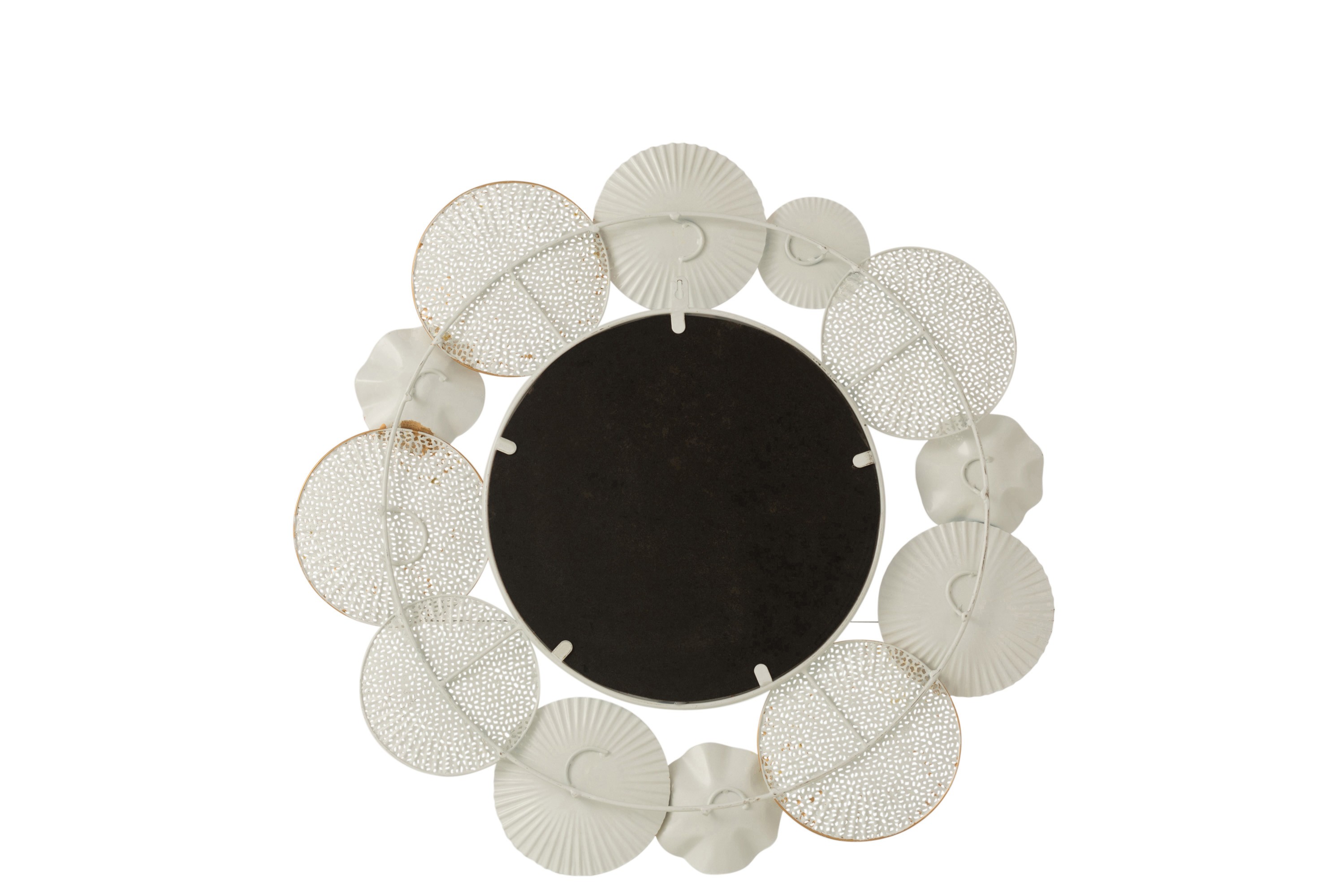 Kulaté kovové nástěnné zrcadlo Circles - Ø 67*4cm
