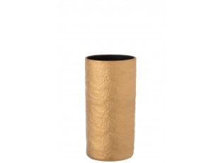 Zlatá keramická váza Gatsby M - Ø16*30 cm