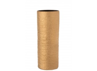 Zlatá keramická váza Gatsby L - Ø15*40 cm